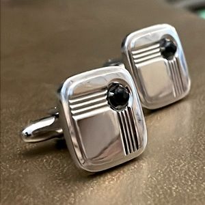 Vintage SPEIDEL Silver Cufflinks and Tie Clip